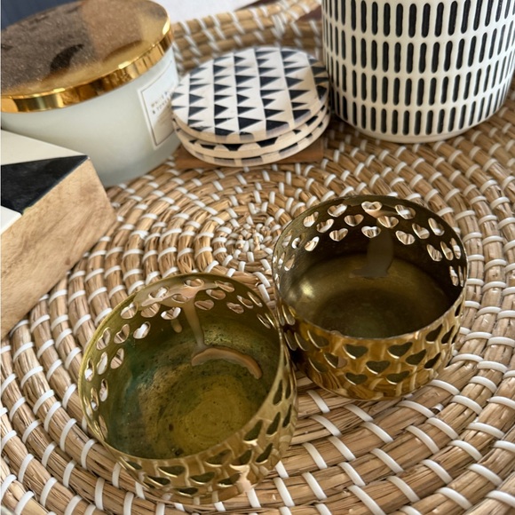 Two vintage Partylite brass candleholders “hearts” - Picture 2 of 5